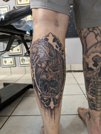 Explore outdoor tattoo ideas for men, creative tattoo ideas in Bethel Park, available at Human Production Gallery