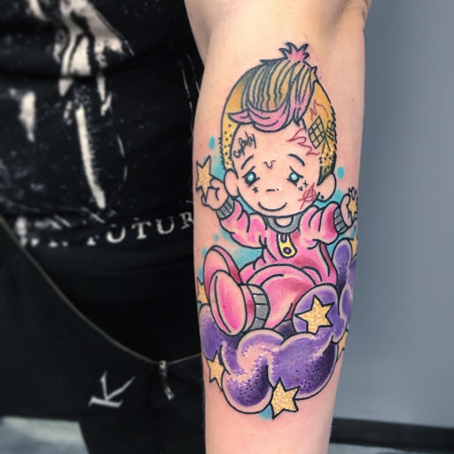 Explore matching cat tattoo ideas, creative tattoo ideas in Edgewood, available at Evolved Body Arts