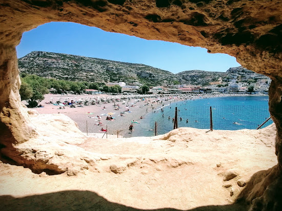 Plage de Matala