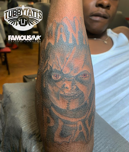 Explore space tattoos ideas, creative tattoo ideas in Hammond, available at Famous Ink, Inc.