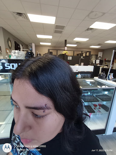 Explore art deco tattoo ideas, creative tattoo ideas in Corpus Christi, available at Powers Tattoos & Body Piercings Studio Yorktown