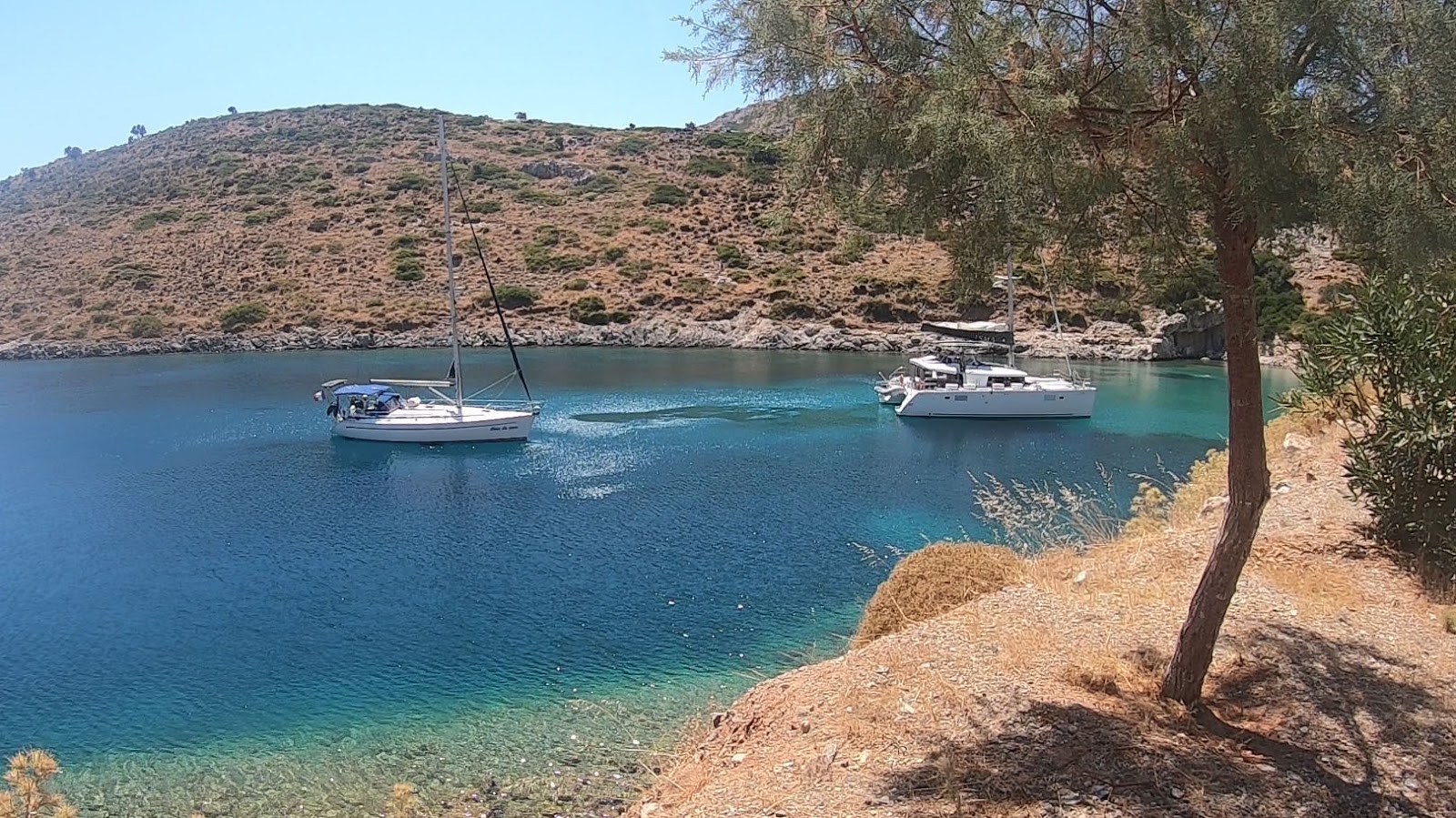 Photo of Spilia beach located in natural area