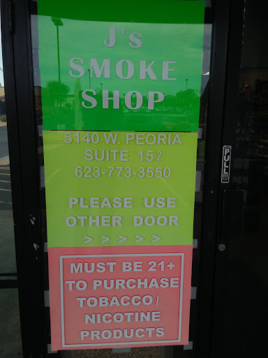 Tobacco Shop «J Smoke Shop», reviews and photos, 5140 W Peoria Ave #138, Glendale, AZ 85302, USA