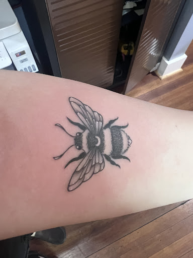 Explore leg tattoo ideas for men black, creative tattoo ideas in Norfolk, available at Commonwealth Tattoo Gallery