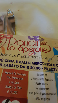 Lo Sperone à Tarquinia menu