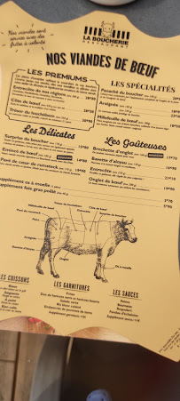 Restaurant La Boucherie à Saint-Jean-de-Védas menu