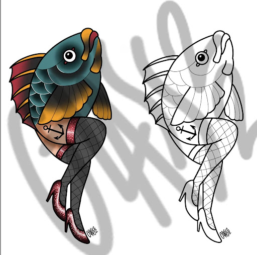 Find flower thigh tattoo ideas for your next unique tattoo in Pineville at Epic Ink Studio