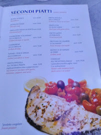 Restaurant Da Assuntina à Ischia (le menu)