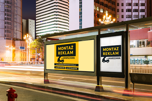 MontazReklamWarszawa.pl - tablice reklamowe, szyldy, banery, folie reklamowe, kasetony świetlne 3d