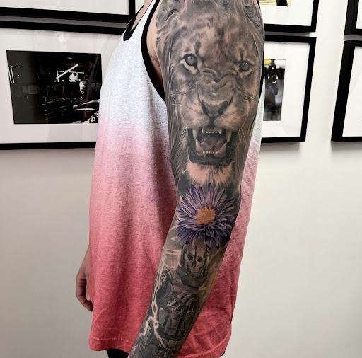 Explore rock climbing tattoo ideas, creative tattoo ideas in Valparaiso, available at Early Bird Tattoo Company