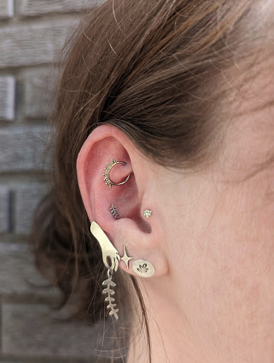 Explore tattoo ideas for family initials, creative tattoo ideas in Columbus, available at Evolved Body Art