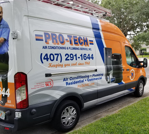 Air Conditioning Contractor «Pro-Tech Air Conditioning & Plumbing Service, Inc», reviews and photos, 9161 Narcoossee Rd #210, Orlando, FL 32827, USA