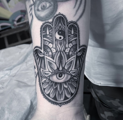 Explore frog tattoo ideas, creative tattoo ideas in Fort Myers, available at Loyal 2 The Coil Tattoos & Piercings (Edison Mall Location Entrance F)