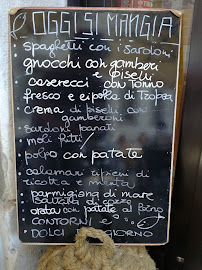 Osteria Salvagente à Trieste menu