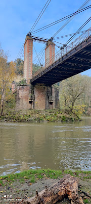 Pont suspendu de Bourret à Bourret