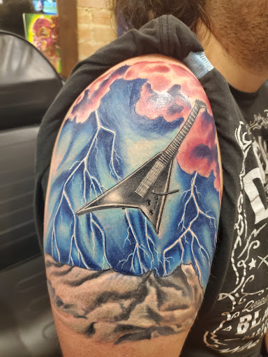 Explore gambling tattoos ideas, creative tattoo ideas in Dallas, available at Artistic Encounter