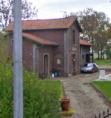 Ancienne gare du Caule - Sainte-Beuve à Landes-Vieilles-et-Neuves