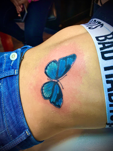 Explore mens calf tattoo ideas, creative tattoo ideas in Lake Charles, available at Brand-X Tattoo & Piercing