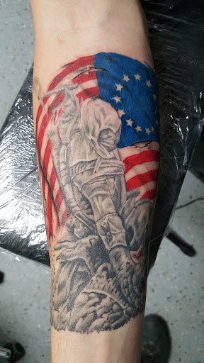 Explore rest in peace tattoo ideas, creative tattoo ideas in Wichita, available at Body Canvas Tattooing