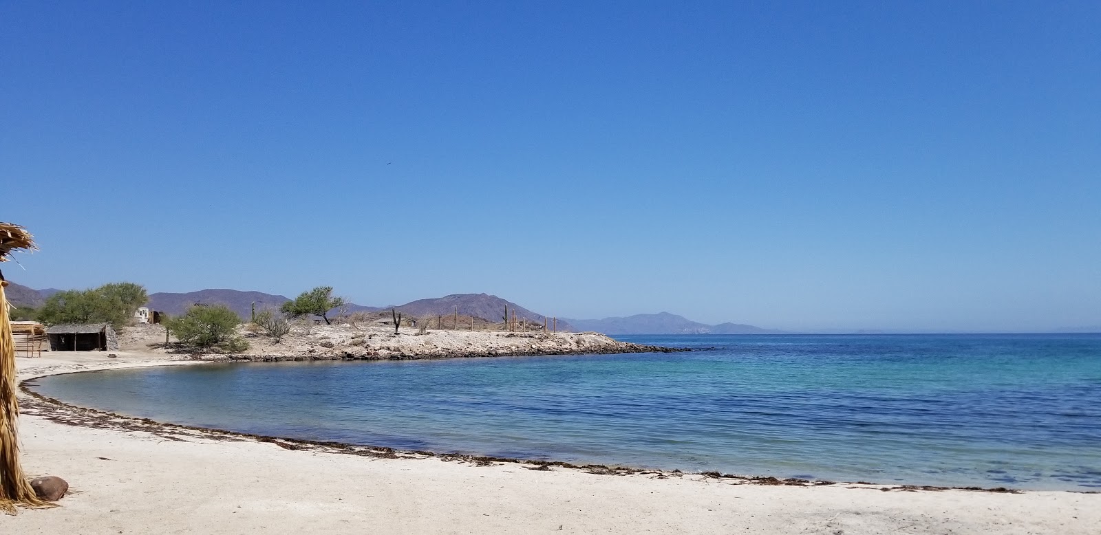 Foto av Playa La Perla med turkos rent vatten yta