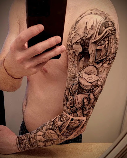Explore chinese writing tattoo ideas, creative tattoo ideas in Ambler, available at Tattoo GalaxyAmbler Piercing & Custom Tattoos