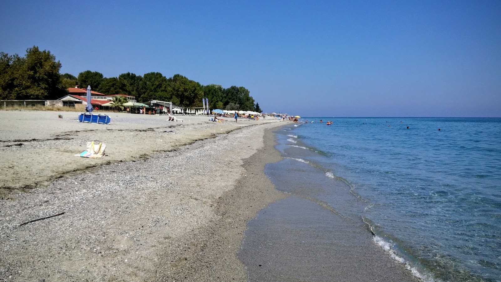 Foto von Mylos beach mit geräumiger strand