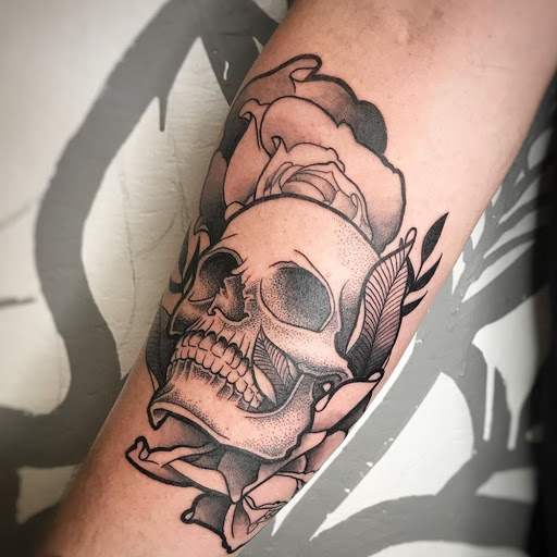 Explore biceps tattoo ideas, creative tattoo ideas in Zumbrota, available at Art by Sinclair Tattoo Artist At Dry Bones Ink