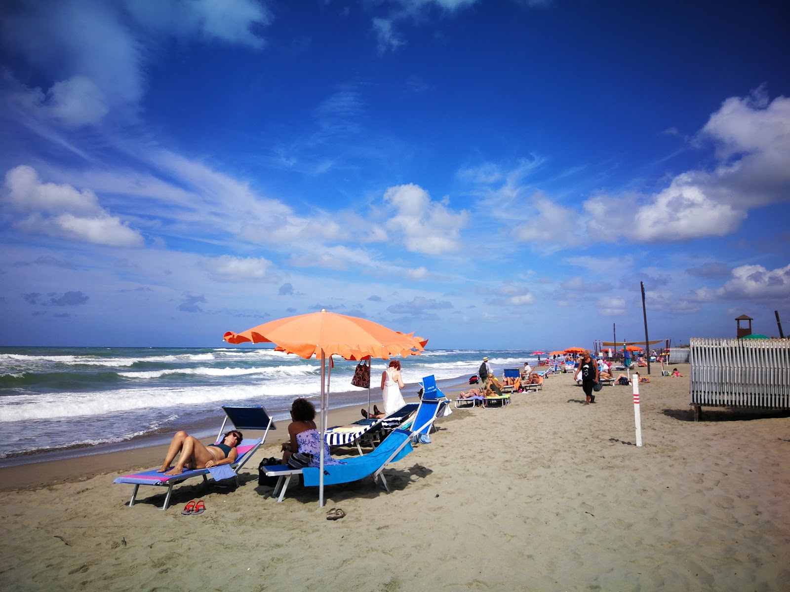 Fotografie cu Plaja Capocotta - locul popular printre cunoscătorii de relaxare