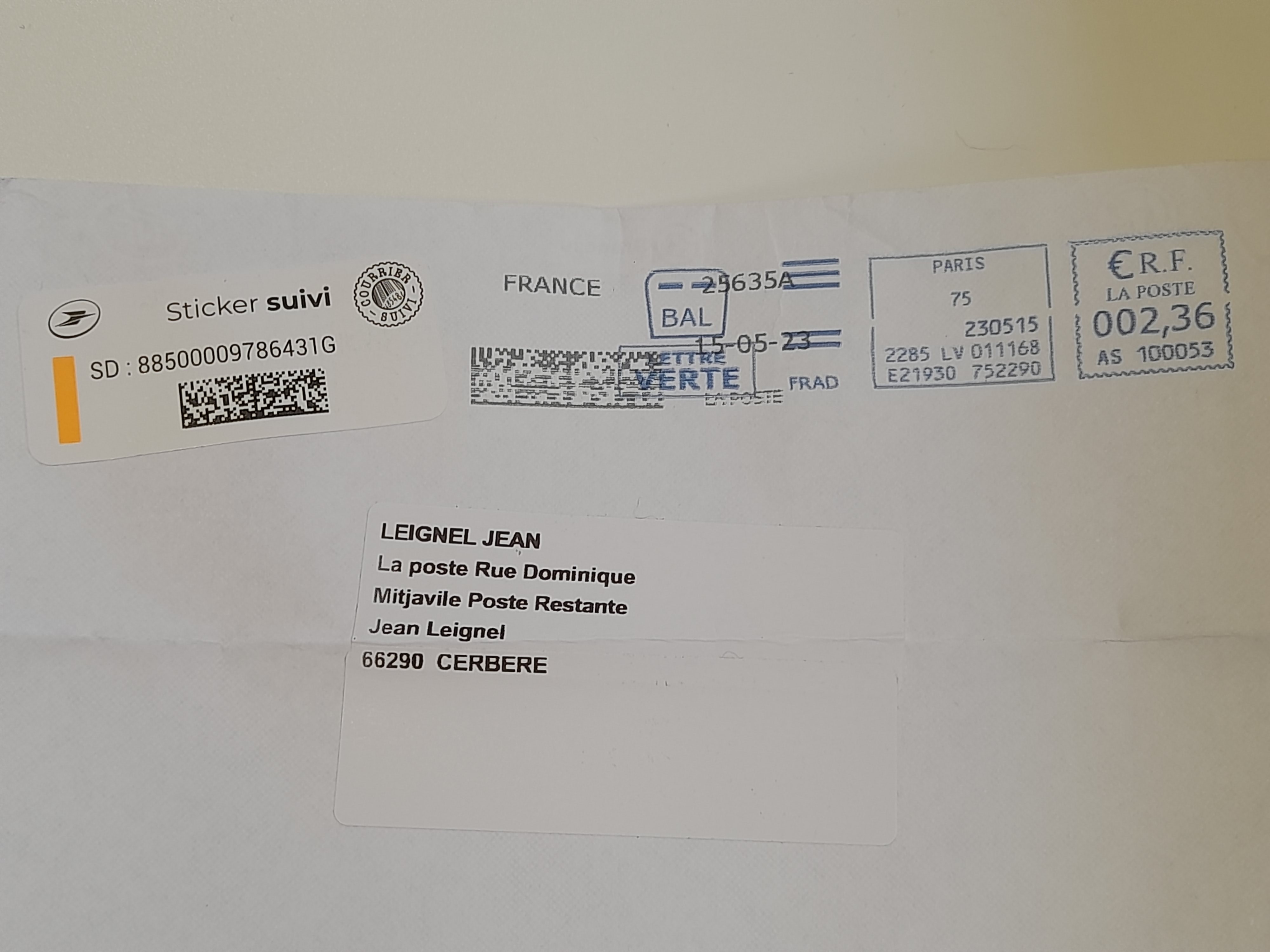 Photo n° 1 de l'avis de JEAN.E fait le 26/05/2023 à 10:22