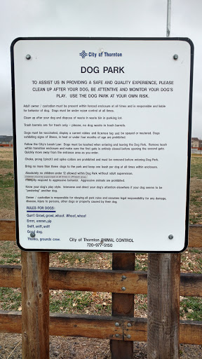 Dog Park «Trail Winds Dog Park», reviews and photos, 13385 Holly St, Thornton, CO 80241, USA