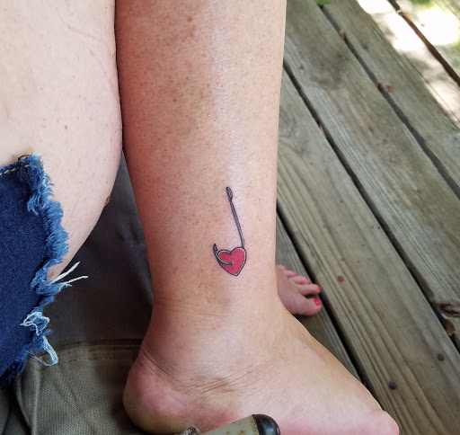 Explore mimi tattoo ideas, creative tattoo ideas in Port Aransas, available at SHARK ATTACK TATTOO