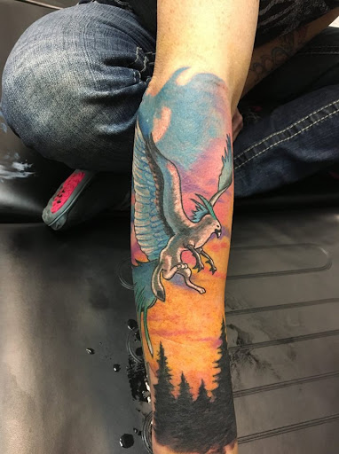 Explore rodeo tattoo ideas, creative tattoo ideas in Lodi, available at Emerald Tattoo & Piercing - Lodi