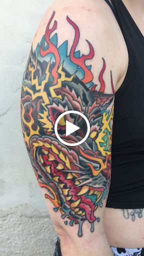 Explore infinity heart tattoo ideas, creative tattoo ideas in Swannanoa, available at Iron Wolves Tattoo