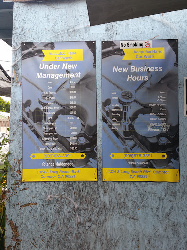 Car Wash «Acapulco Hand Car Wash», reviews and photos, 1324 S Long Beach Blvd, Compton, CA 90221, USA