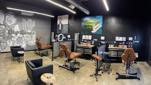 Explore silhouette tattoo ideas, creative tattoo ideas in Zumbrota, available at Art by Sinclair Tattoo Artist At Dry Bones Ink