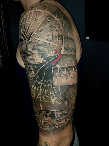 Explore weed plant tattoo ideas, creative tattoo ideas in Manassas, available at Lamano Ink