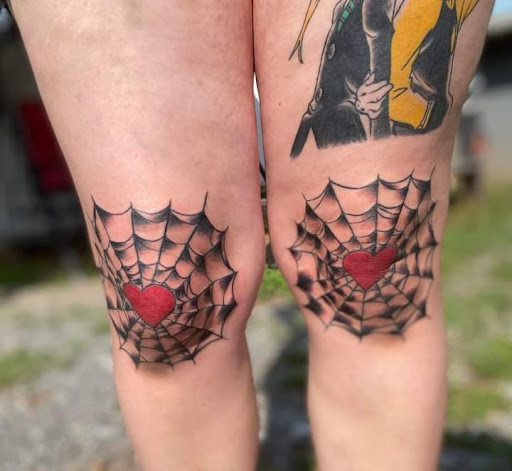 Explore marvel leg tattoo ideas, creative tattoo ideas in Benton, available at Spectrum Tattoo