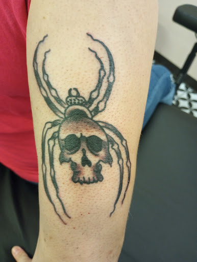 Explore death date tattoo ideas, creative tattoo ideas in Clinton, available at House of 1000 Needles