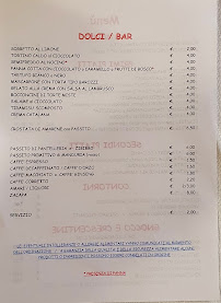 Menu du Agriturismo Villa di Là à Fogliano