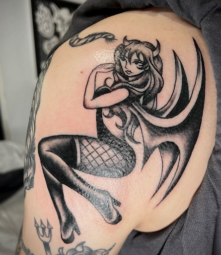 Explore deathly hallows tattoo ideas, creative tattoo ideas in Columbus, available at Lacquer Gallery TATTOO