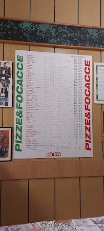 Pizze e Focacce di Gianfranco Belotti à Barzanò carte