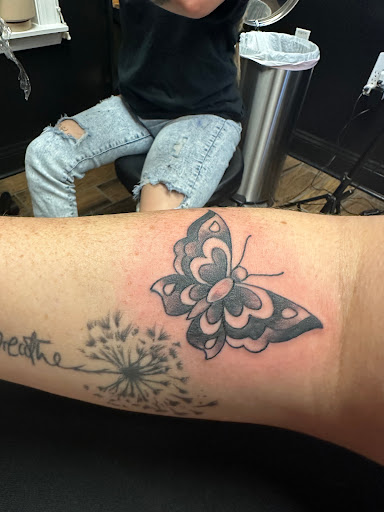 Explore full back tattoo ideas for men, creative tattoo ideas in Hinesville, available at Dark Horse Art Studios