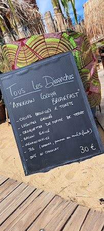 Menu / carte de CocoYa Beach Restaurant - Bar - Cocktails - Tapas - Evènements - Aniane, Montpellier, Hérault à Aniane