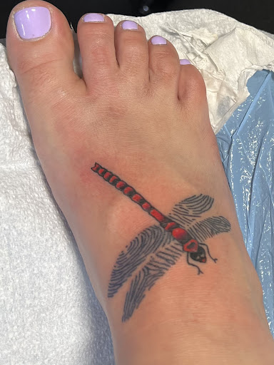 Explore chest arm tattoo ideas, creative tattoo ideas in Lake Villa, available at Eternal Tiger Tattoo