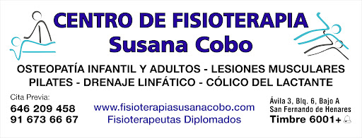 Centro Fisioterapia y Osteopatía Susana Cobo. en San Fernando de Henares