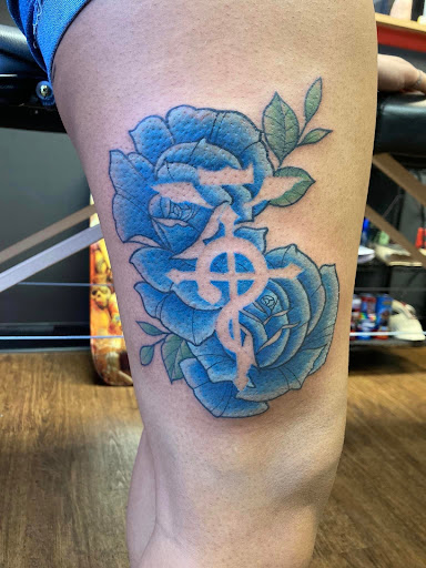 Explore ocean tattoo ideas for guys, creative tattoo ideas in Abilene, available at Sacred Art