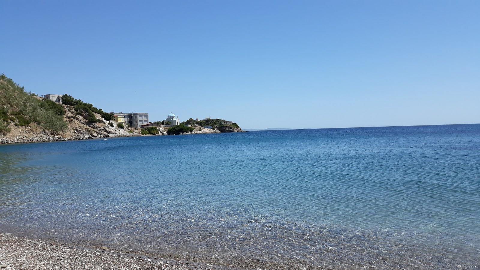 Foto de Kakopetria beach con parcialmente limpio nivel de limpieza