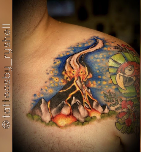 Explore inner demon tattoo ideas, creative tattoo ideas in Hayesville, available at The Upper Room Tat2 Parlor