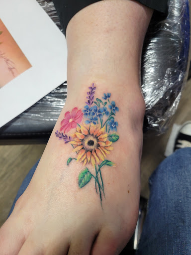 Explore pentagram tattoo ideas, creative tattoo ideas in Abilene, available at Ink Image Tattoos