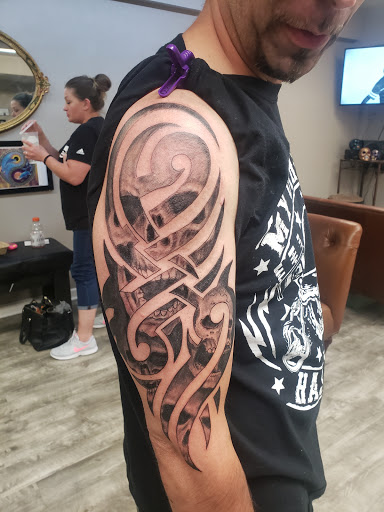 Explore halloween pumpkin tattoo ideas, creative tattoo ideas in Linn Creek, available at Hillard Skillard Tattoos, LLC.